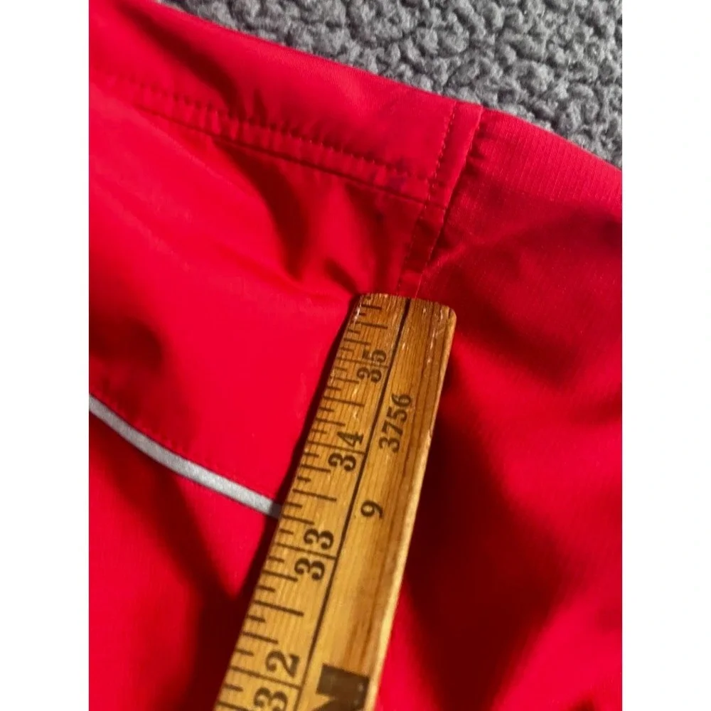 Bauer Team Youth Large Red Full Zip Hockey Warm Up Jacket Reflective Softshell
